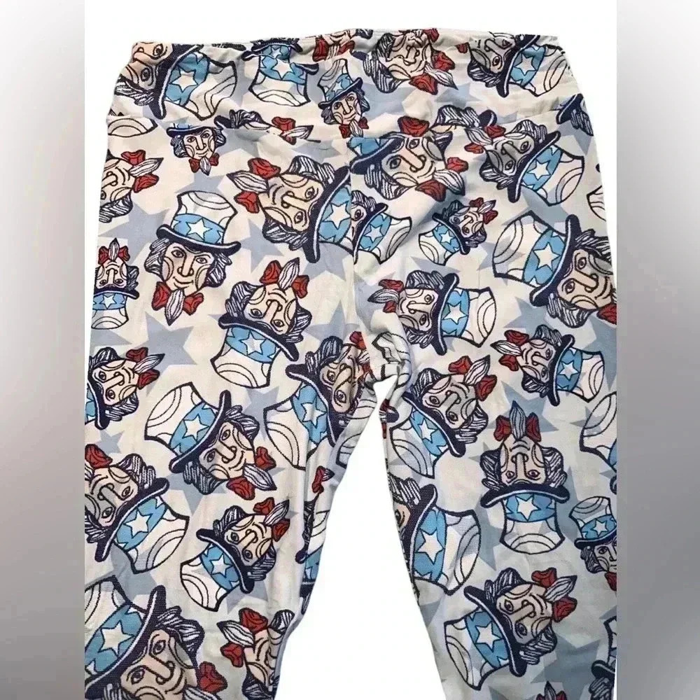 Lularoe TC Uncle Sam Americana leggings NWT